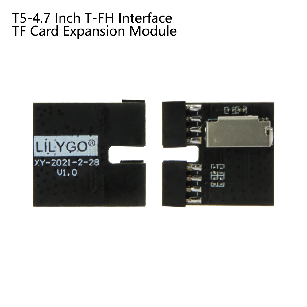 LILYGO®TTGO T-FH женский разъем интерфейсный модуль адаптируется к стандартному электронному чернильному экрану
LILYGO®TTGO T-FH женский разъем интерфейсный модуль адаптируется к стандартному электронному чернильному экрану