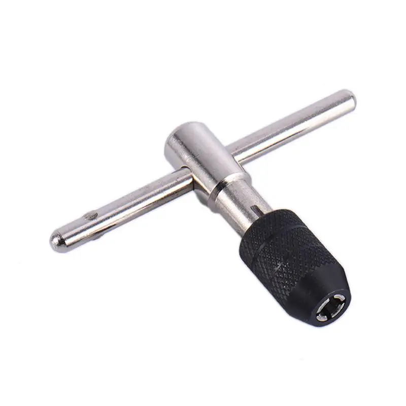M3-M8 Adjustable T-Shaped Handle Reamer Screw Extractor Tap Wrench Holder Ratchet Inserted Reverse Direction tap wrench holder
M3-M8 Adjustable T-Shaped Handle Reamer Screw Extractor Tap Wrench Holder Ratchet Inserted Reverse Direction tap wrench holder