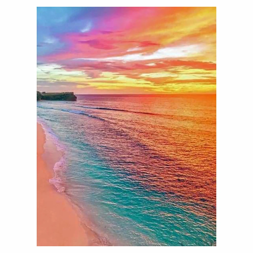 DIY 5D diamond painting sunset beach cross stitch set full diamond embroidery mosaic landscape decorative painting gift
DIY 5D diamond painting sunset beach cross stitch set full diamond embroidery mosaic landscape decorative painting gift