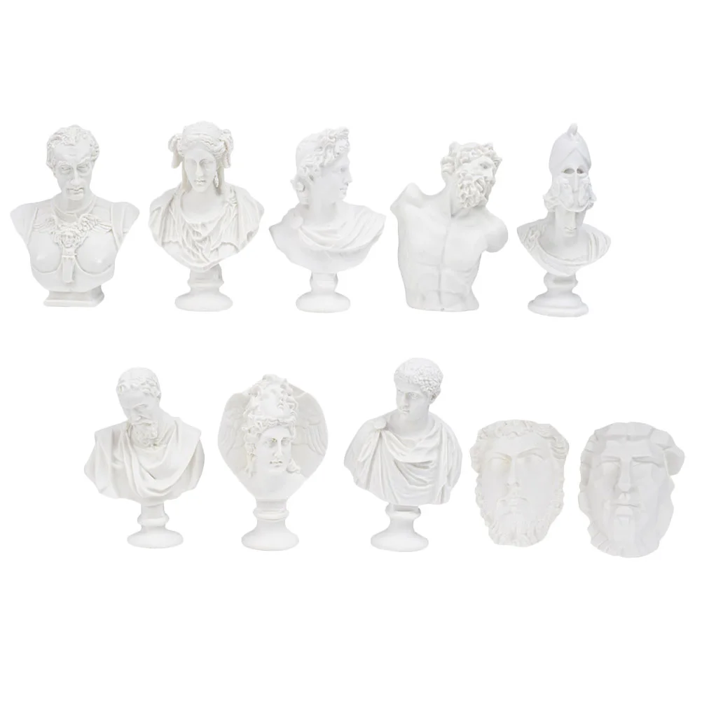 Statue Bust Mini Greek Plaster Statues Sculpture Resin Sketch Mythology Decor David Gypsum Mold Figurines Famous Sculptures
Statue Bust Mini Greek Plaster Statues Sculpture Resin Sketch Mythology Decor David Gypsum Mold Figurines Famous Sculptures