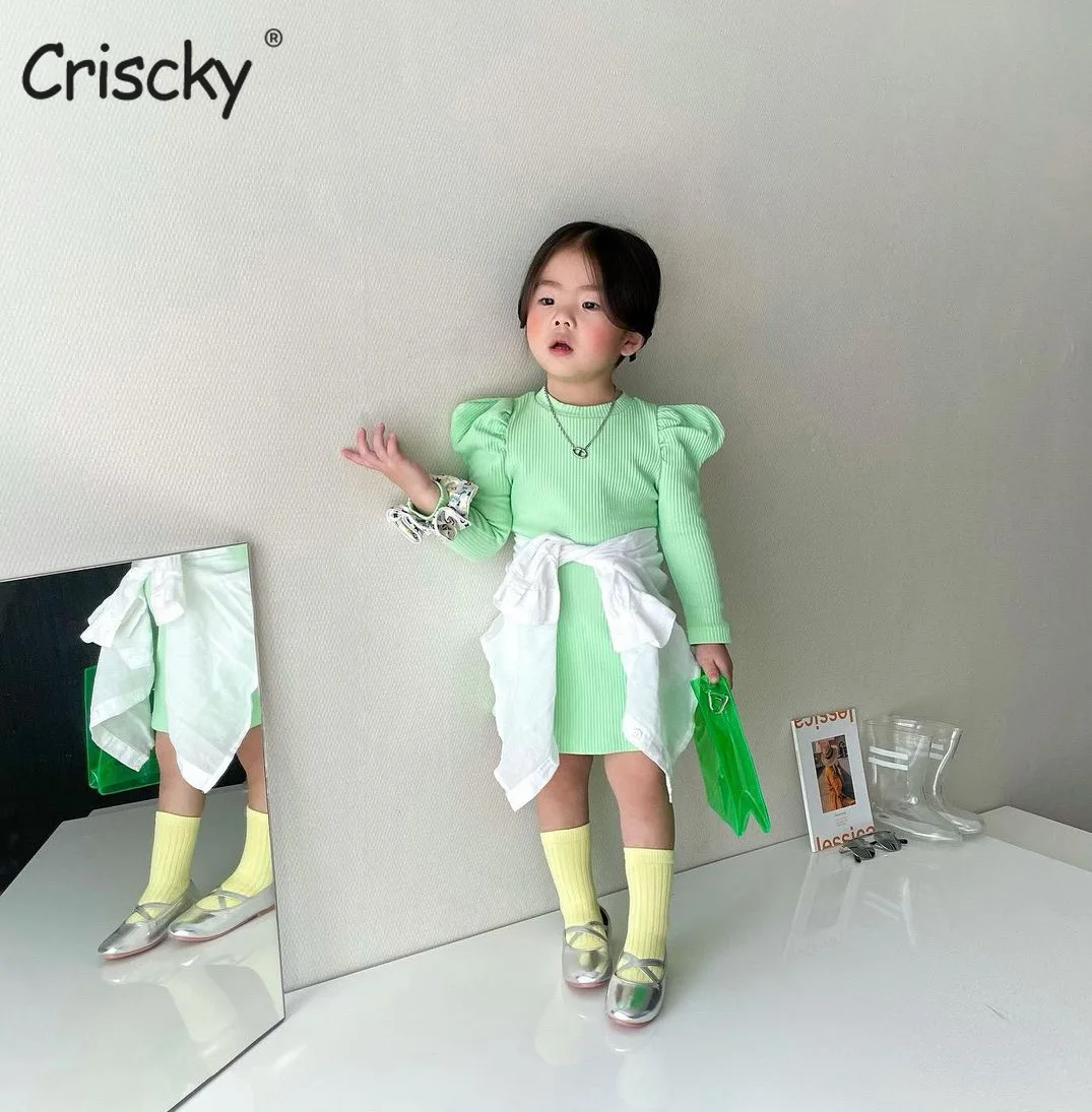 Criscky Girls Autumn Dress Long Sleeve O Neck Unique Design Princess Dress Children Sweet Sheath Dress Clothes for Baby Girl
Criscky Girls Autumn Dress Long Sleeve O Neck Unique Design Princess Dress Children Sweet Sheath Dress Clothes for Baby Girl