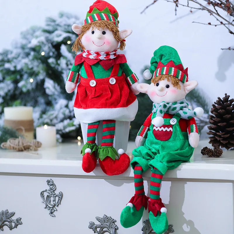 

Плюшевая кукла-гном, Рождественское украшение для мальчиков и девочек, семейная кукла, рождественские украшения для дома 2023, новогодний декор, Детские праздничные подарки