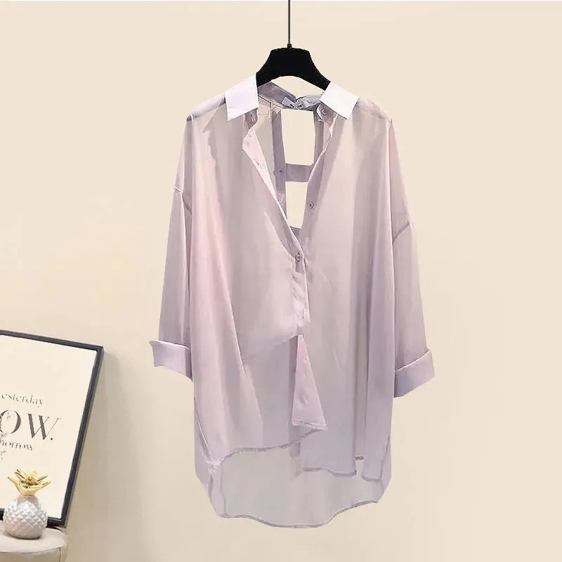 Large size women's summer suits women's 2022 new slimming design hot girl suspenders trend high-end shirt three-piece suit
Large size women's summer suits women's 2022 new slimming design hot girl suspenders trend high-end shirt three-piece suit