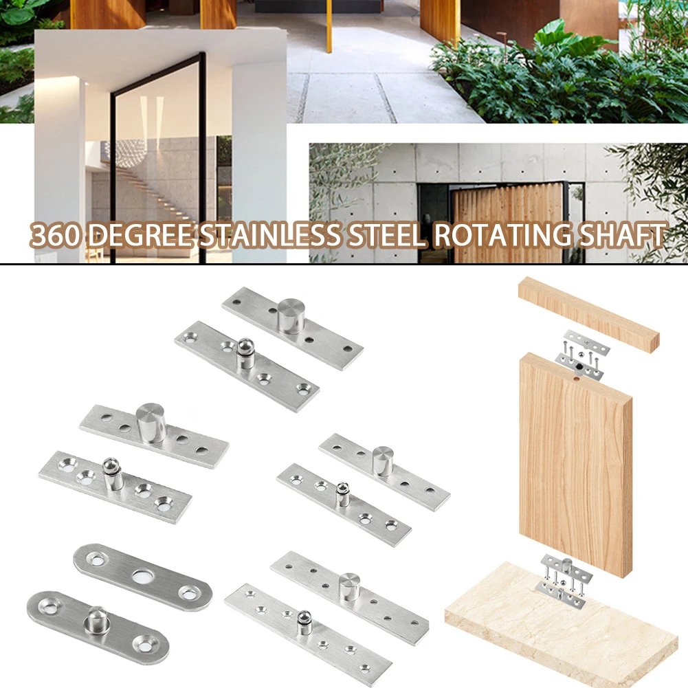 Stainless Steel 360° Rotating Upper & Lower Hinges Hidden Door Hinge Positioning Shaft High Hardness Rust Resistant for Doors
Stainless Steel 360° Rotating Upper & Lower Hinges Hidden Door Hinge Positioning Shaft High Hardness Rust Resistant for Doors
