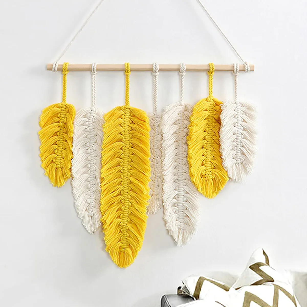 Nordic leaf pendant hand woven tapestry carpet home famous hotel decorative wall hanging MS7646
Nordic leaf pendant hand woven tapestry carpet home famous hotel decorative wall hanging MS7646