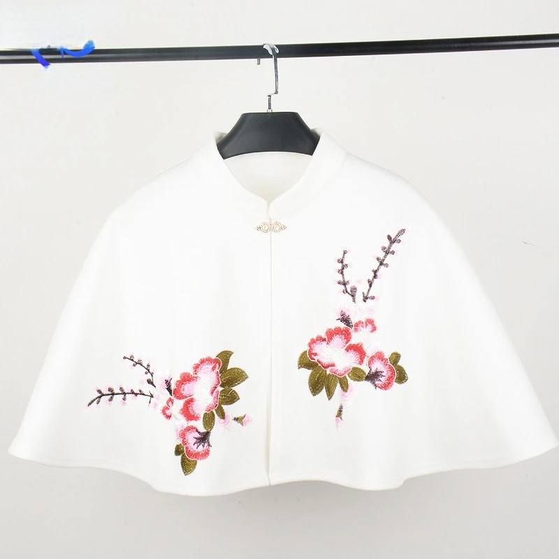 Embroidered Small Cape Coat Women's Cape Short Spring Autumn Cardigan High-end Matching Cheongsam with Embroidered Waistcoat
Embroidered Small Cape Coat Women's Cape Short Spring Autumn Cardigan High-end Matching Cheongsam with Embroidered Waistcoat