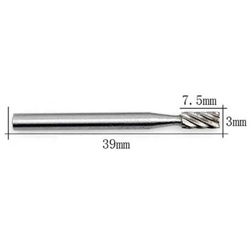 10pcs 1/8 HSS Router Drill Bits Set Rotary Burrs Tool Wood Metal Carving Milling High Hardness And Wear-resistant
10pcs 1/8 HSS Router Drill Bits Set Rotary Burrs Tool Wood Metal Carving Milling High Hardness And Wear-resistant