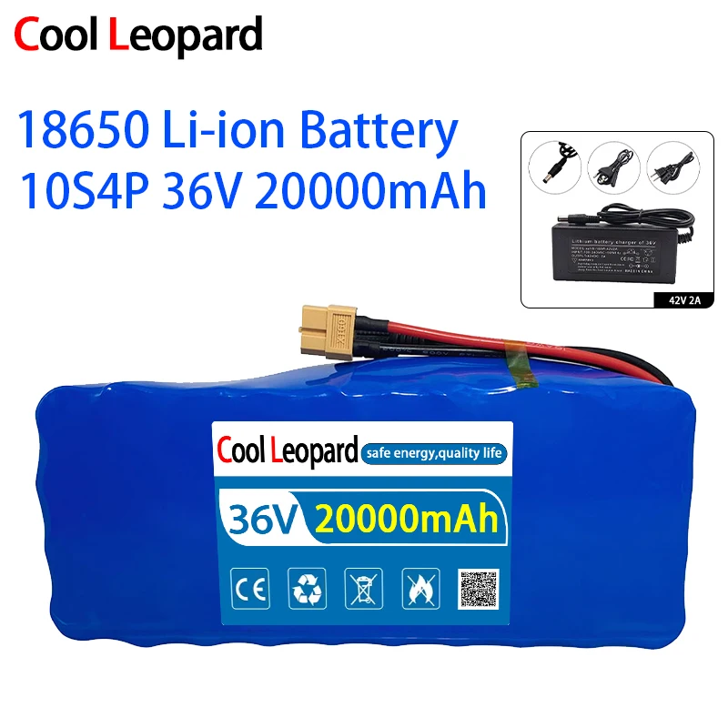 New 18650 10S4P 36V 20Ah Lithium Ion Battery Pack,For E-bike Electric Car Bicycle Motor Scooter 36V 20000mAh Li-ion Battery
New 18650 10S4P 36V 20Ah Lithium Ion Battery Pack,For E-bike Electric Car Bicycle Motor Scooter 36V 20000mAh Li-ion Battery