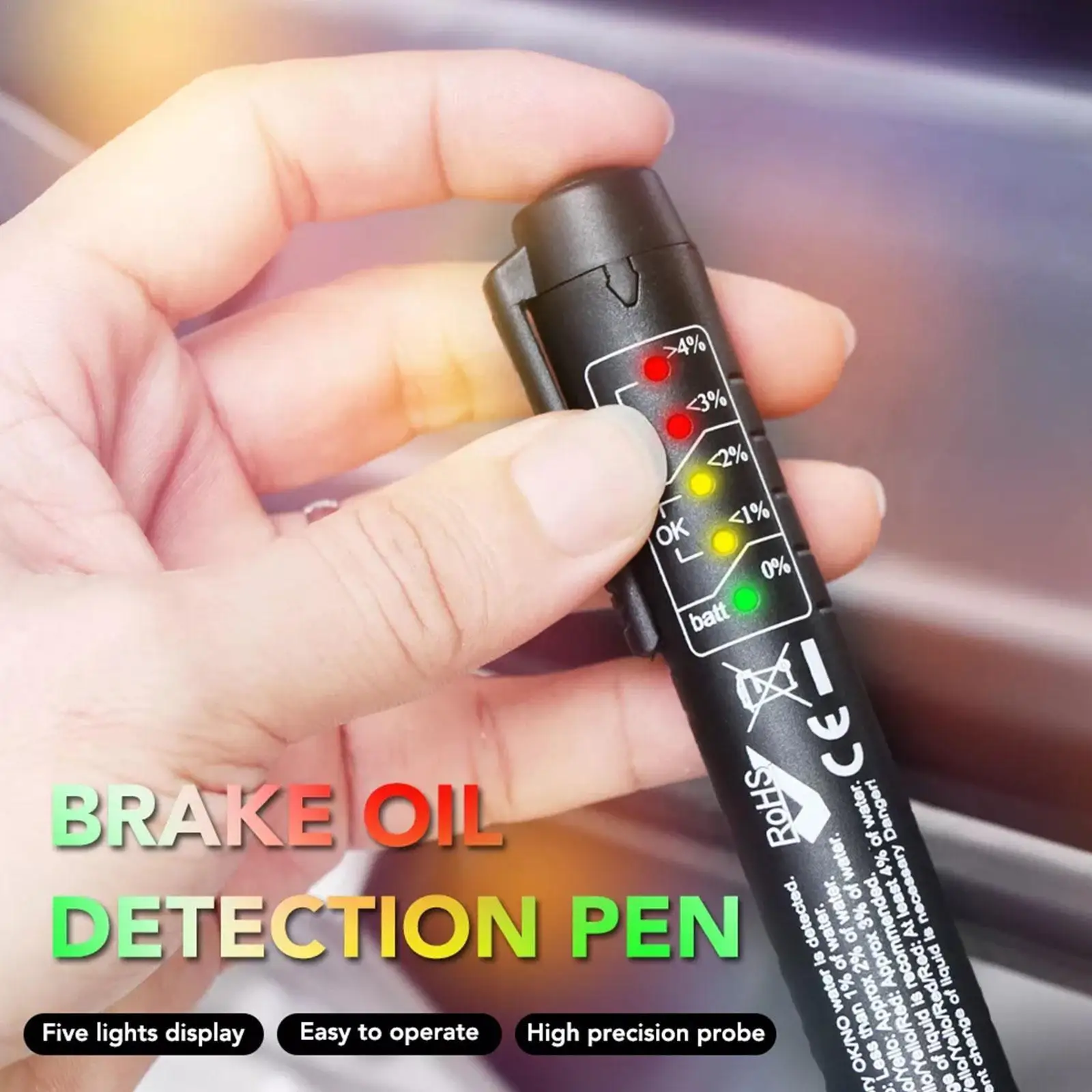 Automotive Brake Fuid Brake Oil Testing Pen Best Price Test Brake Fluid Oil Quality Display LED Liquid With Tester Testing J2E1
Automotive Brake Fuid Brake Oil Testing Pen Best Price Test Brake Fluid Oil Quality Display LED Liquid With Tester Testing J2E1