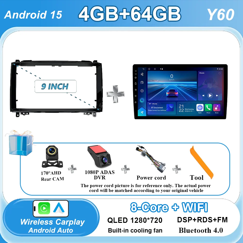 Автомобильный радиоприемник Android 15, стерео для Mercedes Benz B200 Sprinter W906 W639 Classe W169 W245, автомультимедийный плеер Carplay GPS DVD 4G 
Автомобильный радиоприемник Android 15, стерео для Mercedes Benz B200 Sprinter W906 W639 Classe W169 W245, автомультимедийный плеер Carplay GPS DVD 4G