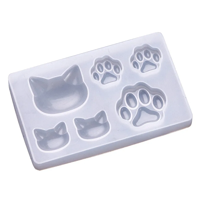 2022 Crystal Epoxy Diy Silicone Mold Cat Face Cat Claw Bear Paw Keychain Jewelry Pendant Resin Mold Handmade Art Crafts Tools
2022 Crystal Epoxy Diy Silicone Mold Cat Face Cat Claw Bear Paw Keychain Jewelry Pendant Resin Mold Handmade Art Crafts Tools