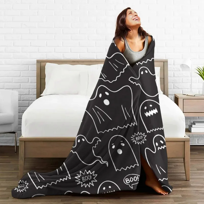 Halloween Pattern With Various Of Ghosts Blanket Fleece Spring Autumn Pumpkin Warm Throw Blankets For Bedding Outdoor Bedspread
Halloween Pattern With Various Of Ghosts Blanket Fleece Spring Autumn Pumpkin Warm Throw Blankets For Bedding Outdoor Bedspread
