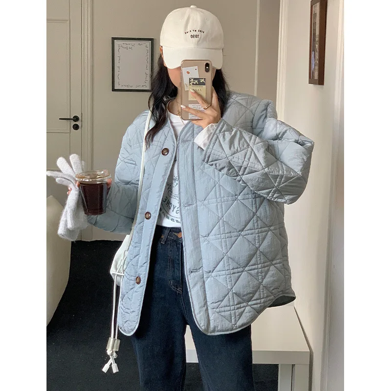 High Quality Fashion Padded Jackets Women Casual Winter New Korean Quilted Jacket Baseball Coat Buttons Thick Warm Spring Autumn
High Quality Fashion Padded Jackets Women Casual Winter New Korean Quilted Jacket Baseball Coat Buttons Thick Warm Spring Autumn
