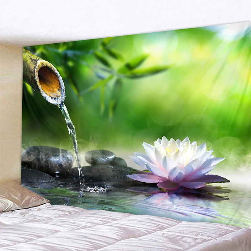 Wall tapestry, Zen garden, massage stone and water lily beach towel Throw Blanket picnic yoga mat family outfit
Wall tapestry, Zen garden, massage stone and water lily beach towel Throw Blanket picnic yoga mat family outfit