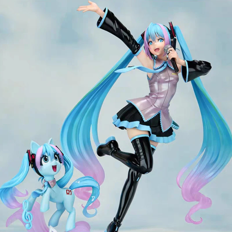 Hatsune Miku My Little Pony Figure Rainbow Pony Friendship Is Magic Anime Action Figurines Girl Collection Pvc Modle Doll Toy
Hatsune Miku My Little Pony Figure Rainbow Pony Friendship Is Magic Anime Action Figurines Girl Collection Pvc Modle Doll Toy
