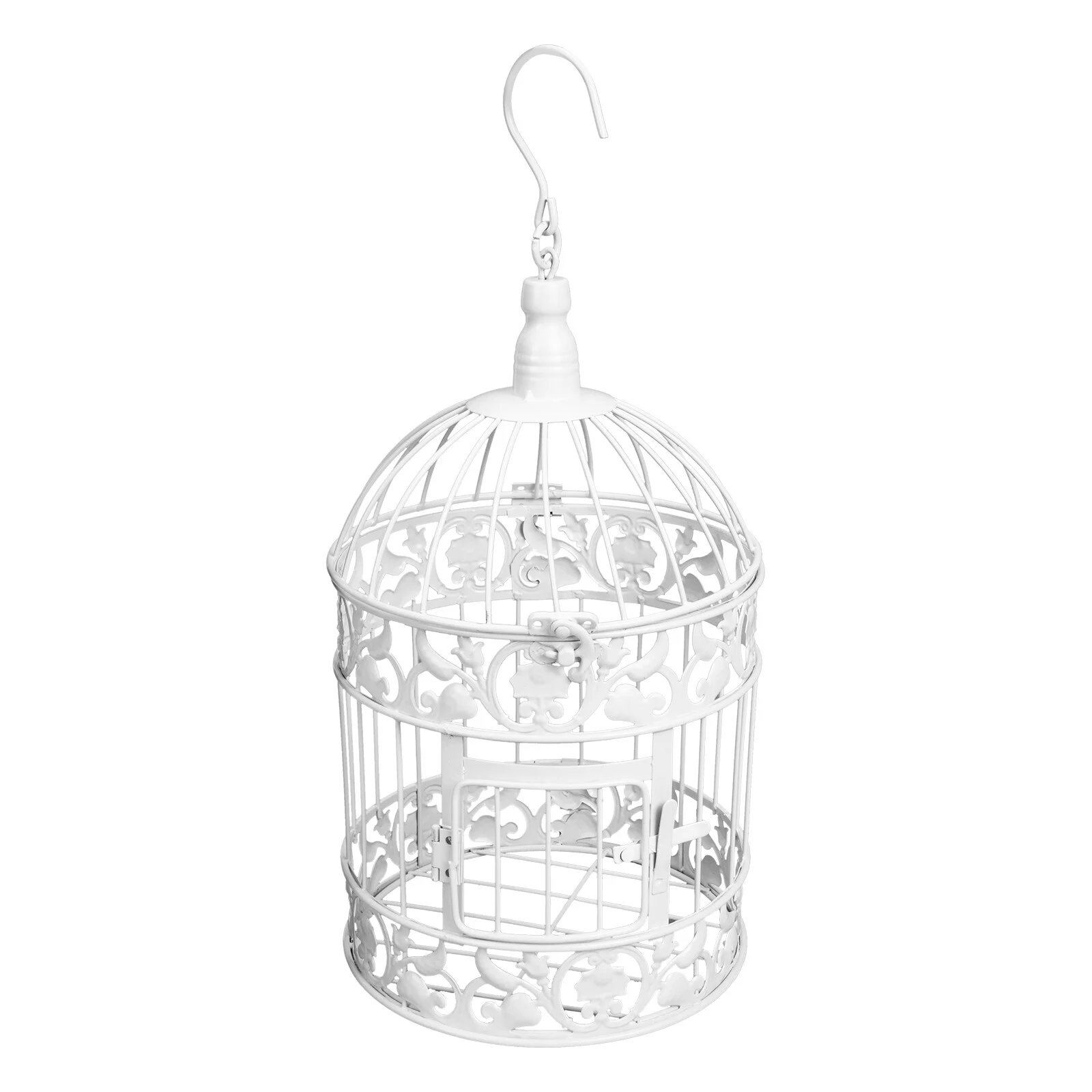 

Decorative Hanging Desktop Adorn Showcase Decoration Wedding Bird Cage Iron Birdcage Ornament