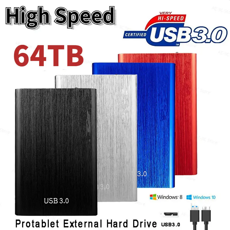 Original Portable External Hard Drive Disks USB 3.1 64TB SSD Solid State Drives For PC Laptop Computer Storage Device
Original Portable External Hard Drive Disks USB 3.1 64TB SSD Solid State Drives For PC Laptop Computer Storage Device