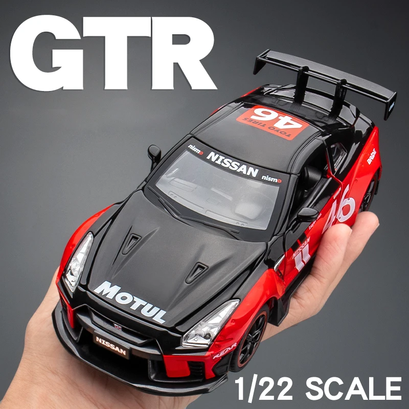 1/22 Scale GTR Modified Car Alloy Model Car Diecast Metal Toy Car Sound And Light Children Boys Toy Vehicle Collection Gift
1/22 Scale GTR Modified Car Alloy Model Car Diecast Metal Toy Car Sound And Light Children Boys Toy Vehicle Collection Gift