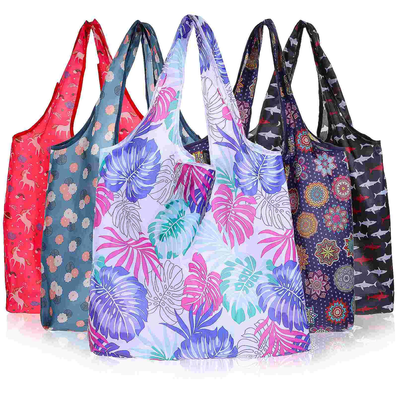 5 Pcs Women's Tote Bags Shopping Bags Groceries Vegetables Fruit Bags Reusable Bag Polyester Tote Bag Shopping Bag Grocery Bag
5 Pcs Women's Tote Bags Shopping Bags Groceries Vegetables Fruit Bags Reusable Bag Polyester Tote Bag Shopping Bag Grocery Bag
