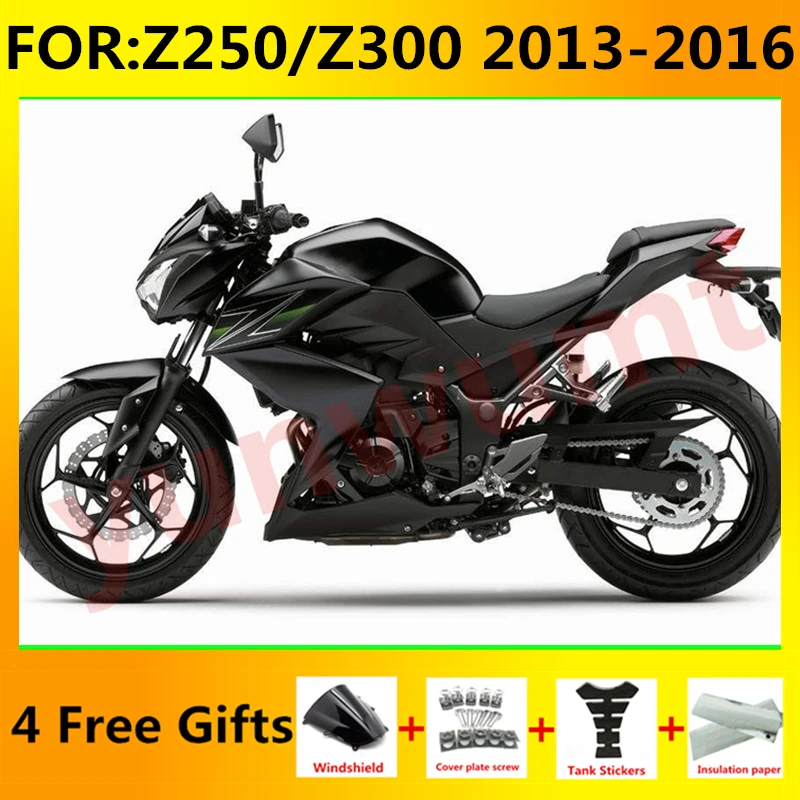 Новый комплект обтекателей для мотоцикла ABS, подходит для Z250 Z300 Z 250 300 2013 2014 2015 2016, черный корпус
Новый комплект обтекателей для мотоцикла ABS, подходит для Z250 Z300 Z 250 300 2013 2014 2015 2016, черный корпус