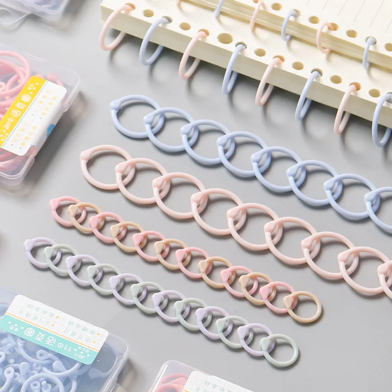 12/20Pcs/box 14/20mm Plastic Ring Binder DIY Albums Circle Loose-leaf Book Hoops Opening Office Binding Supplies Photo Album
12/20Pcs/box 14/20mm Plastic Ring Binder DIY Albums Circle Loose-leaf Book Hoops Opening Office Binding Supplies Photo Album