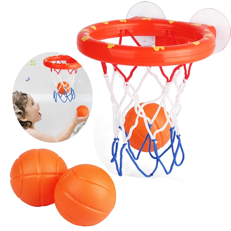 Water Play Bath Toys Bathtub Basketball Hoop Balls Set Shooting Game Bathroom Slam Dunk for Toddler Kids with Strong Suction Cup
Water Play Bath Toys Bathtub Basketball Hoop Balls Set Shooting Game Bathroom Slam Dunk for Toddler Kids with Strong Suction Cup