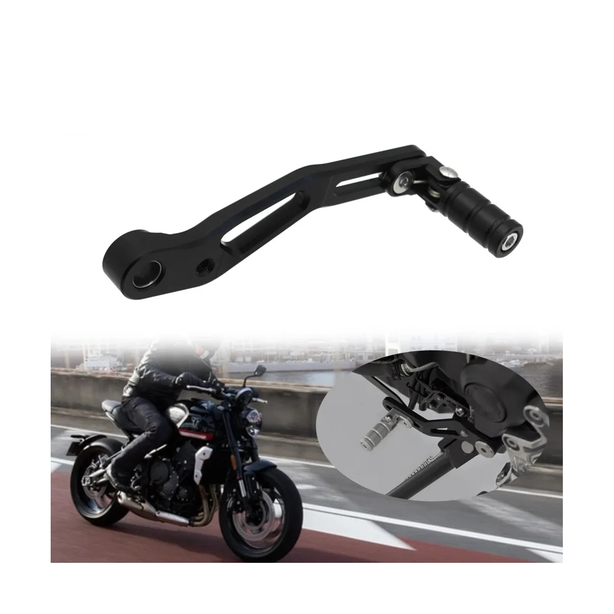 Motorcycle Adjustable Folding Gear Shifter Shift Pedal Lever for Tiger Sport660 Tiger660 Trident660 Trident 660(Silver)
Motorcycle Adjustable Folding Gear Shifter Shift Pedal Lever for Tiger Sport660 Tiger660 Trident660 Trident 660(Silver)
