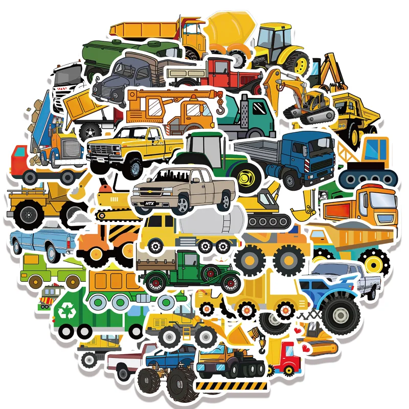10/30/50pcs Engineering Vehicle Car Sticker Cute Bus Truck Stickers for Kids Toy Travel Trolley Suitcase Laptop Skateboard
10/30/50pcs Engineering Vehicle Car Sticker Cute Bus Truck Stickers for Kids Toy Travel Trolley Suitcase Laptop Skateboard