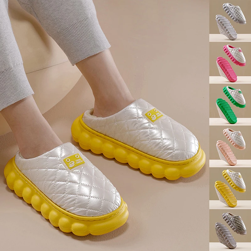 Women Men Slippers Shoes Adult Plush Slippers Winter Women Cool Balls Cotton Shoes Waterproof Down Cloth Designer
Women Men Slippers Shoes Adult Plush Slippers Winter Women Cool Balls Cotton Shoes Waterproof Down Cloth Designer