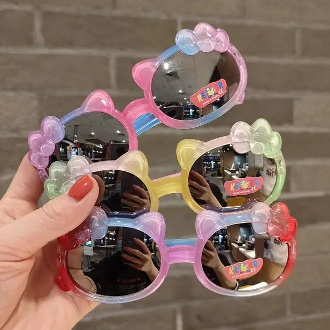 NEW Anime Sanriod Hello Kittys Children Polarized Sunglasses Uv Classic Protection Kitty Ear Cycling Utdoor Sports Sunglasses
NEW Anime Sanriod Hello Kittys Children Polarized Sunglasses Uv Classic Protection Kitty Ear Cycling Utdoor Sports Sunglasses