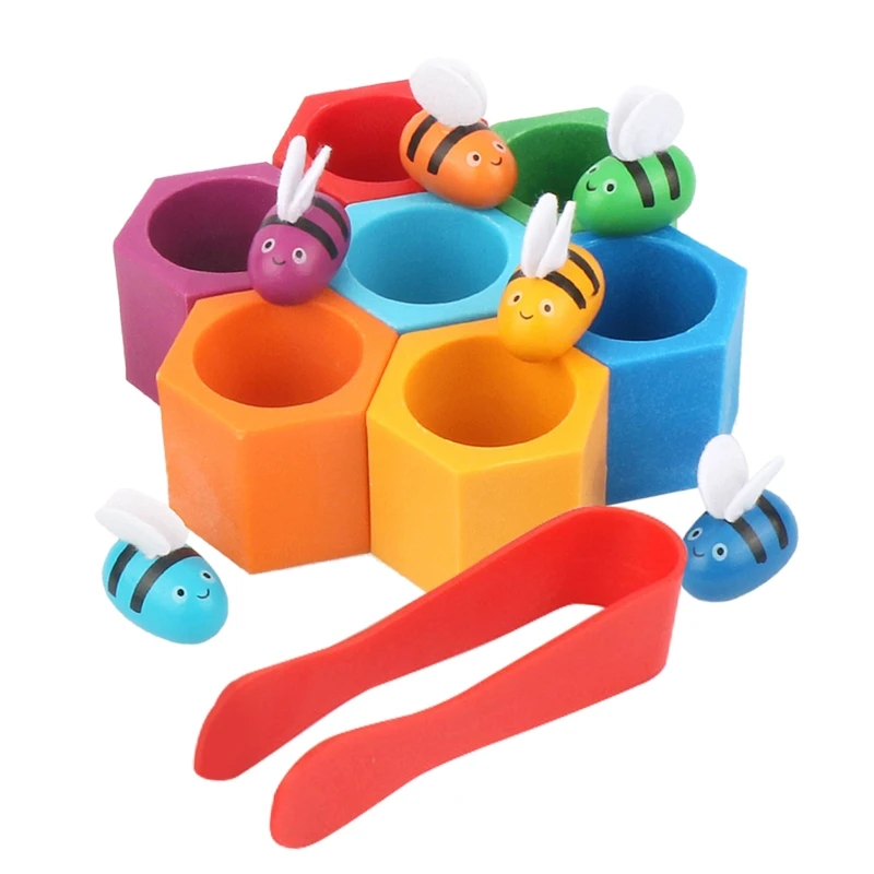 2022 New Children's Color Recognition Clamp Bee to Hive Matching Color Portable Math Educational Toy with Bright Colors Pattern
2022 New Children's Color Recognition Clamp Bee to Hive Matching Color Portable Math Educational Toy with Bright Colors Pattern