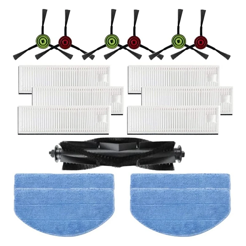 Replacement Spare Parts For Tikom Vacuum Cleaner Robot G8000/G8000 Pro, Main Brush Side Brushes Filters Wipes
Replacement Spare Parts For Tikom Vacuum Cleaner Robot G8000/G8000 Pro, Main Brush Side Brushes Filters Wipes