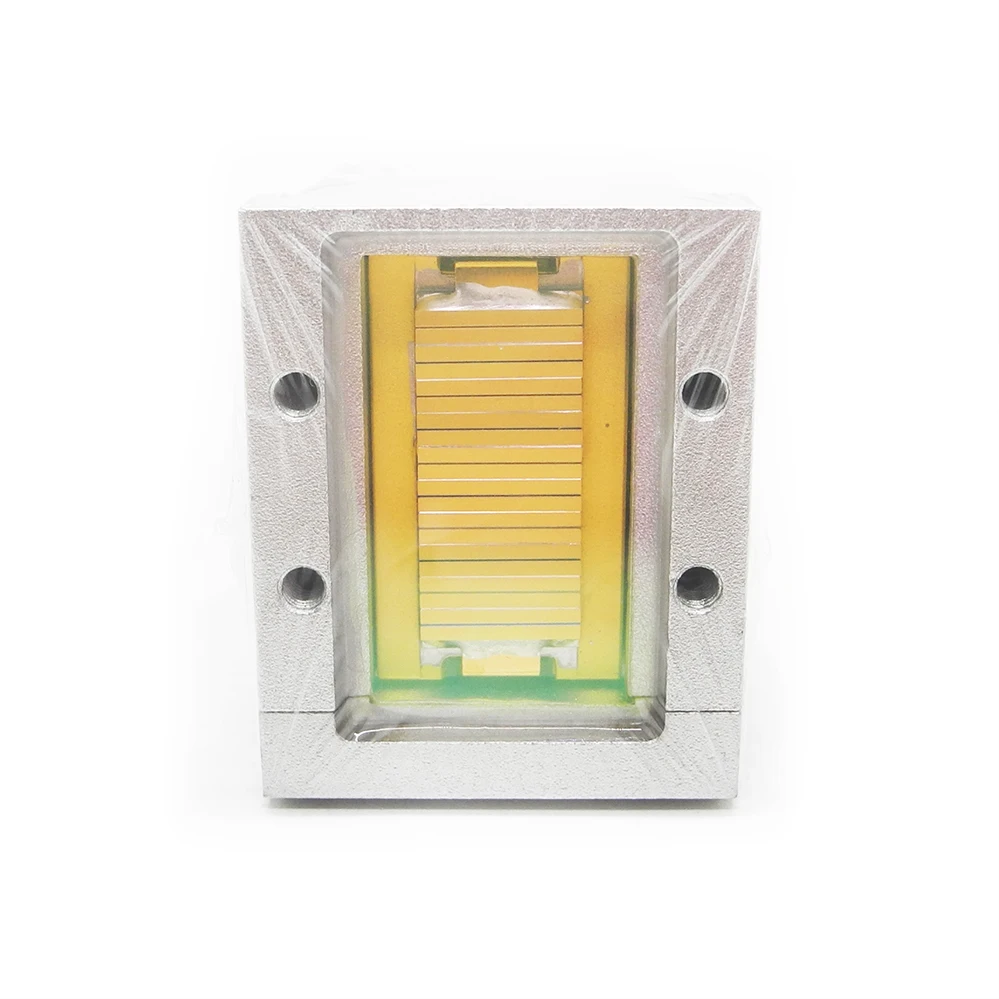 COE emitter Diode Laser Stack SPT, COE-VA01-A21C-0600QCW, 600W, 760nm*5bars, 808nm*5bars
COE emitter Diode Laser Stack SPT, COE-VA01-A21C-0600QCW, 600W, 760nm*5bars, 808nm*5bars