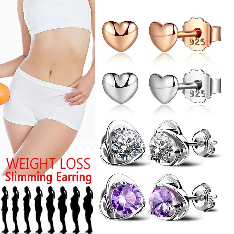 Love Shape Weight Loss Earrings 925 Pure Silver Cubic Zirconia Magnetic Therapy Thin Earrings Chakra Burning Fat Health Jewelry
Love Shape Weight Loss Earrings 925 Pure Silver Cubic Zirconia Magnetic Therapy Thin Earrings Chakra Burning Fat Health Jewelry