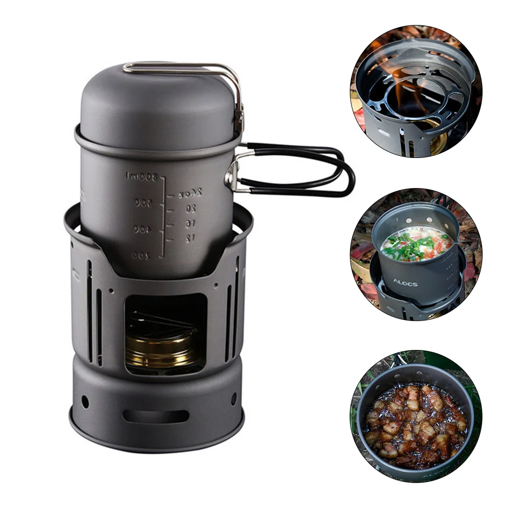 1 Set Alcohol Burner Camping Stove Practical Stainless Steel Outdoor Cooker Picnic BBQ Stove
1 Set Alcohol Burner Camping Stove Practical Stainless Steel Outdoor Cooker Picnic BBQ Stove