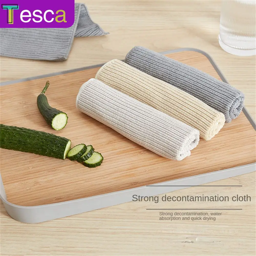 Strong Dishwashing Towel Superfine Fiber Decontamination Cloth Absorbent Non-stick Oil Modern Minimalist Dish Towel Stripes
Strong Dishwashing Towel Superfine Fiber Decontamination Cloth Absorbent Non-stick Oil Modern Minimalist Dish Towel Stripes