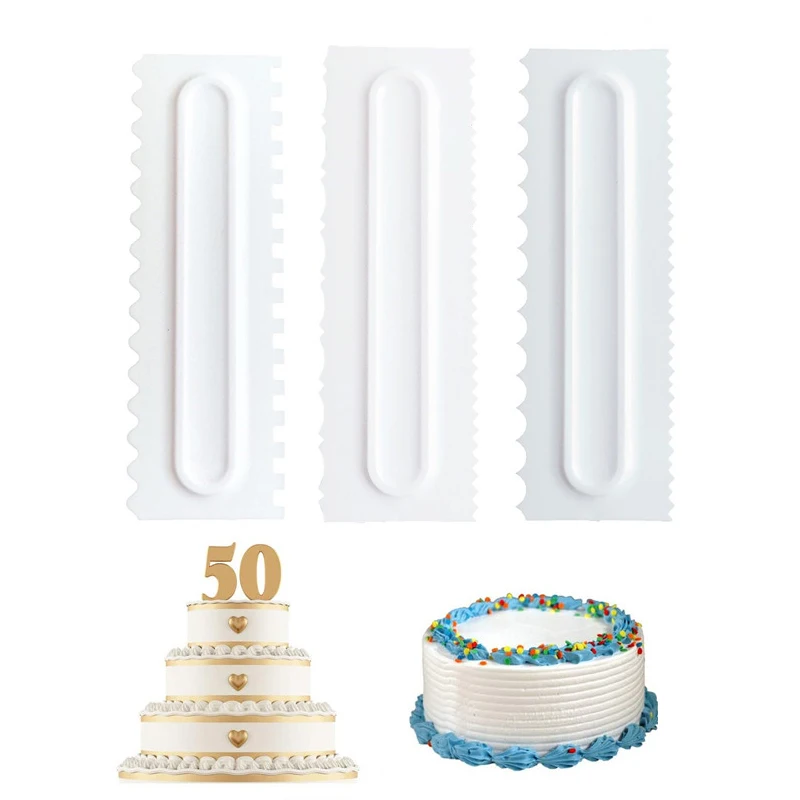 Cake Decorating Comb Cake Scraper Cream Smoother Pastry Icing Combs Baking Accessories 1Pcs Fondant Spatulas Food Grade Plastic
Cake Decorating Comb Cake Scraper Cream Smoother Pastry Icing Combs Baking Accessories 1Pcs Fondant Spatulas Food Grade Plastic
