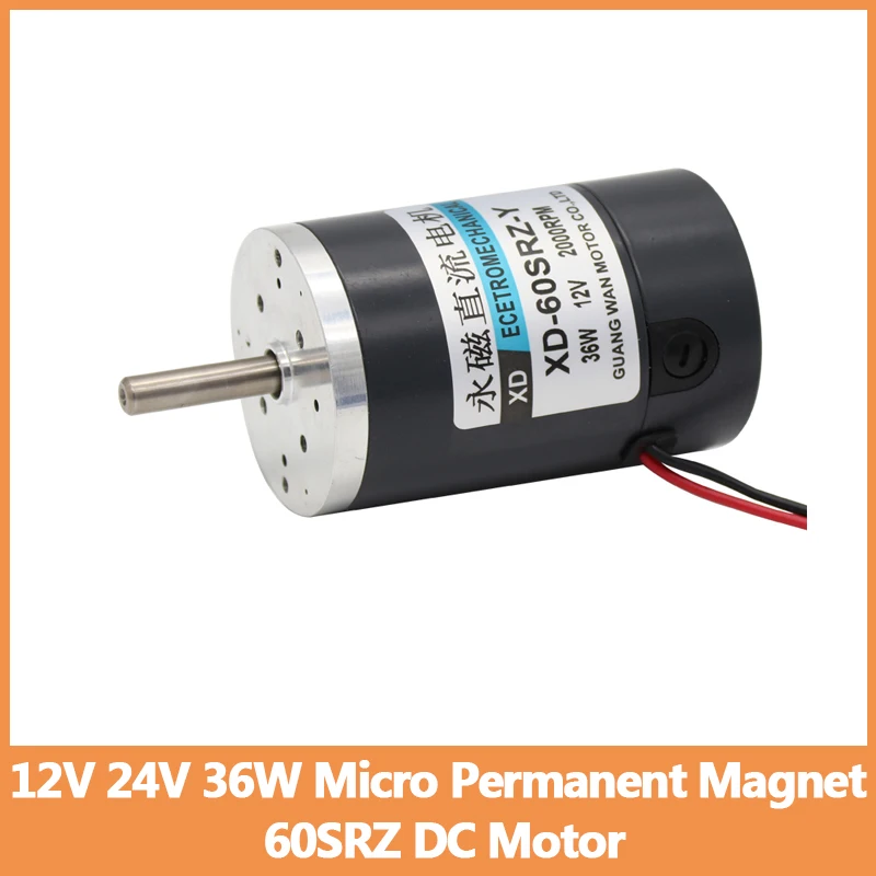 12V 24V 36W Micro Permanent Magnet DC Motor for Cotton Candy Motor High Speed Brushed Motor
12V 24V 36W Micro Permanent Magnet DC Motor for Cotton Candy Motor High Speed Brushed Motor