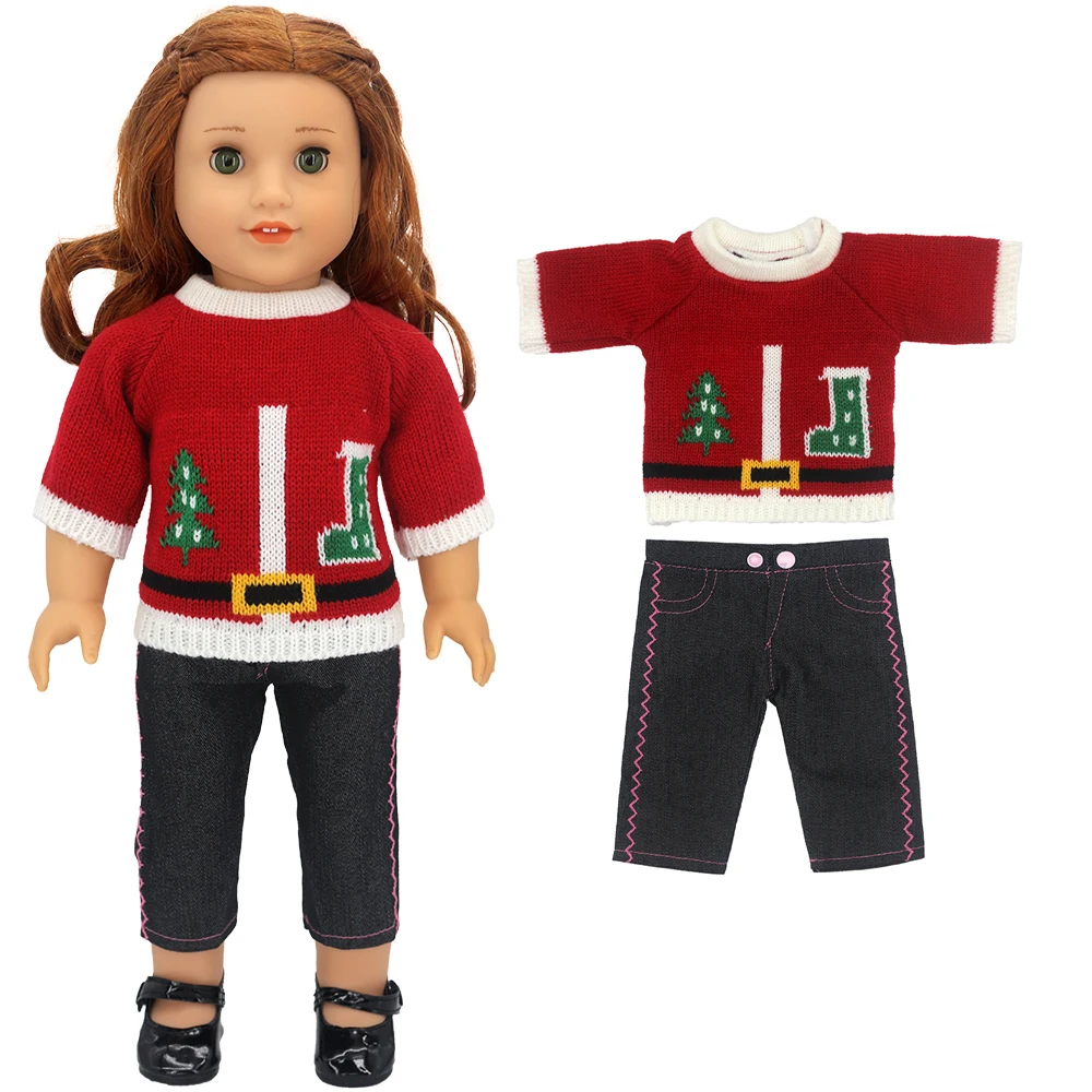 18 Inch Girls Doll Clothes Uniform Suit Green Autumn Sweater Shirt Tight Dress Children Girl's Gifts Toys Clothing
18 Inch Girls Doll Clothes Uniform Suit Green Autumn Sweater Shirt Tight Dress Children Girl's Gifts Toys Clothing