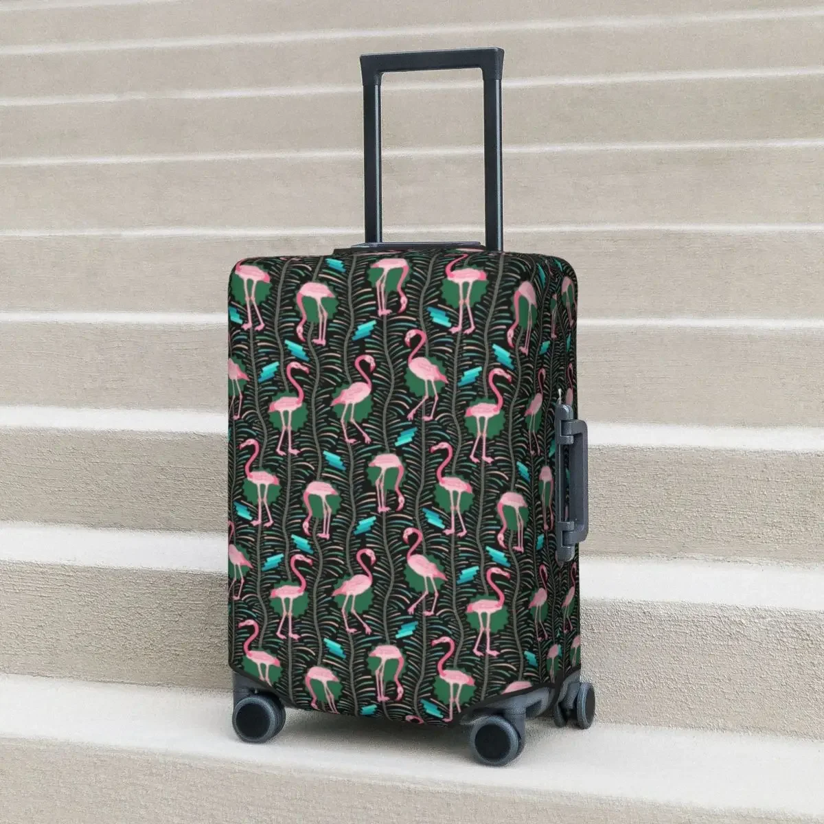 Pink Flamingo Birds Suitcase Cover Geometric Art Travel Protector Holiday Strectch Luggage Case
Pink Flamingo Birds Suitcase Cover Geometric Art Travel Protector Holiday Strectch Luggage Case