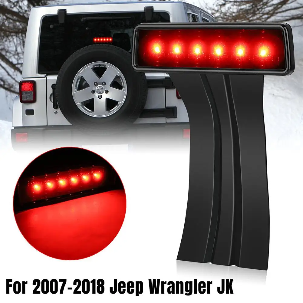 LED Third Brake Lights High Mount Stop Tail Light With Smoked Lens IP67 Waterproof Compatible For 2007-2018 JK 2/4 Door
LED Third Brake Lights High Mount Stop Tail Light With Smoked Lens IP67 Waterproof Compatible For 2007-2018 JK 2/4 Door