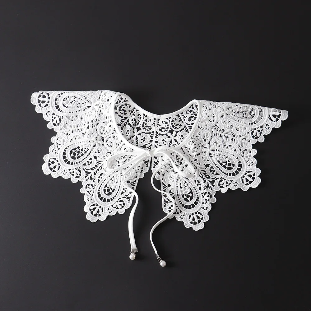 Girl Hollow Lace Floral Fake Collar Women False Collar for Shirt Blouse Lapel Detachable Necklace Shawl Removable Nep Kraagie
Girl Hollow Lace Floral Fake Collar Women False Collar for Shirt Blouse Lapel Detachable Necklace Shawl Removable Nep Kraagie