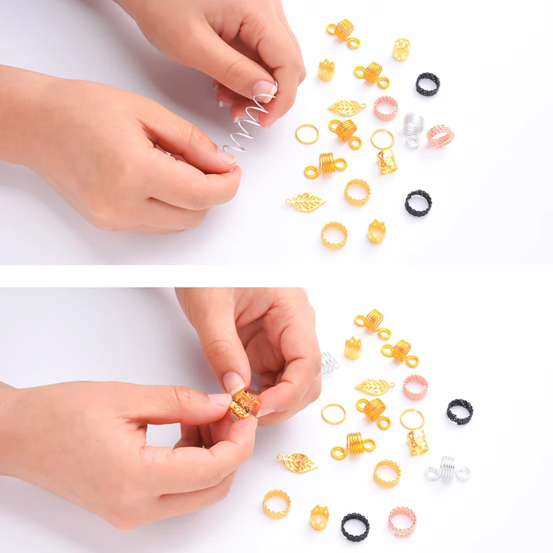 5/10Pcs Dreadlocks Beads Hair Braid Rings Clips DIY Braiding Cuffs Jewelry Pendants Hair Decorations Accessories Hairpin Braider
5/10Pcs Dreadlocks Beads Hair Braid Rings Clips DIY Braiding Cuffs Jewelry Pendants Hair Decorations Accessories Hairpin Braider