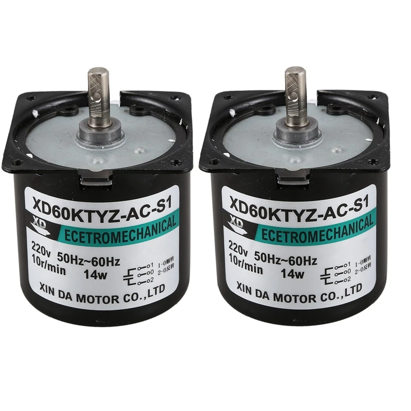 2X 60Ktyz Ac Motor 220V 10Rpm Permanent Magnetic Electric Synchronous Motor 14W Permanent Magnet Motor
2X 60Ktyz Ac Motor 220V 10Rpm Permanent Magnetic Electric Synchronous Motor 14W Permanent Magnet Motor