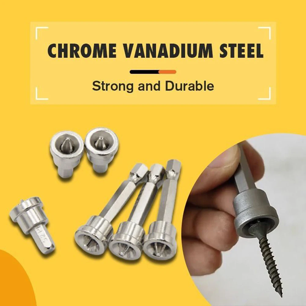 5/10pc Magnetic Positioning Screwdriver Bits Plasterboard Drywall Screw Bit Woodworking Hex Shank Durable Anti-Slip Drill Bit
5/10pc Magnetic Positioning Screwdriver Bits Plasterboard Drywall Screw Bit Woodworking Hex Shank Durable Anti-Slip Drill Bit