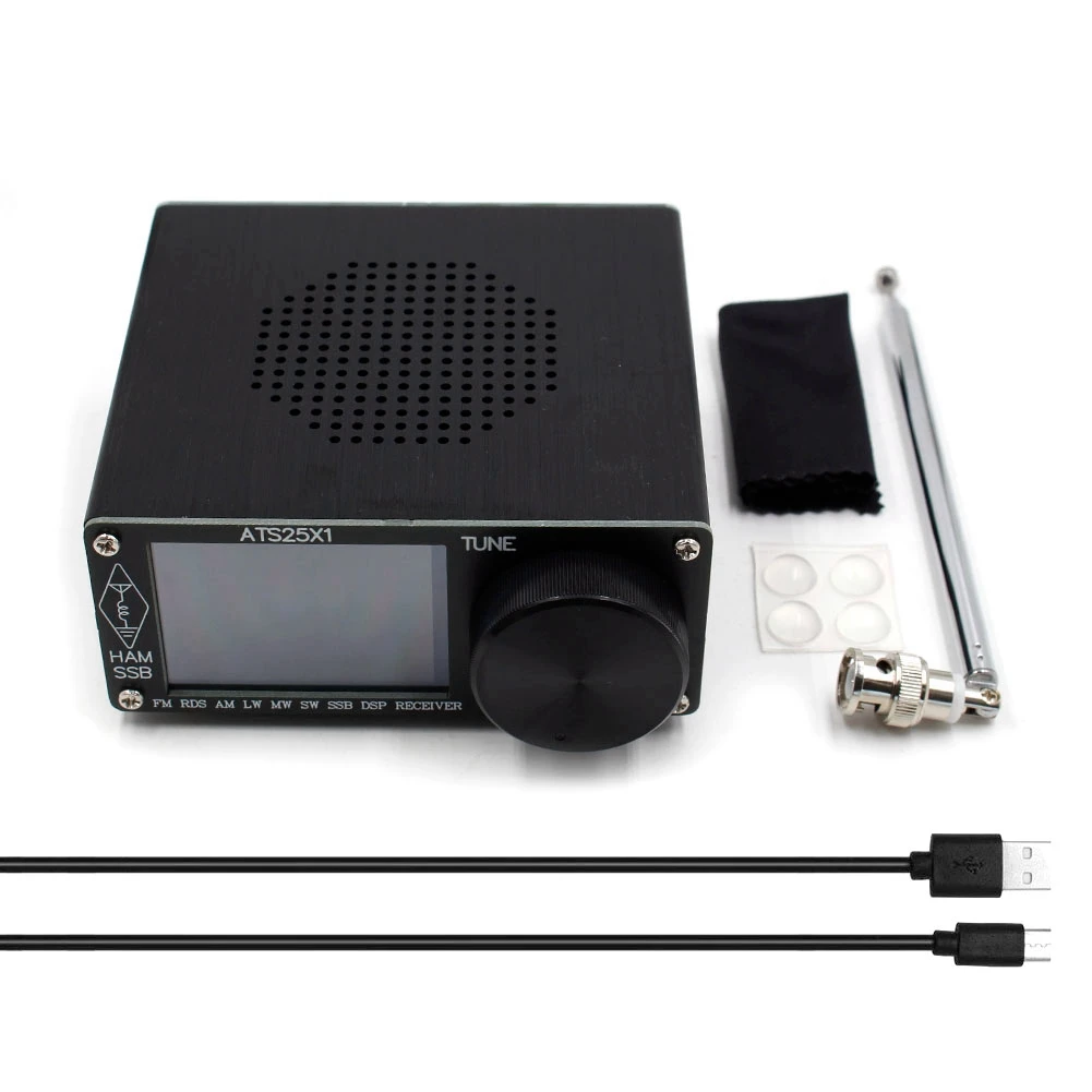 ATS-25X1 Si4732 чип, все диапазоны радиоприемника, фотоприемник, FM LW MW и SW SSB с 2,4 дюймовым сенсорным экраном
ATS-25X1 Si4732 чип, все диапазоны радиоприемника, фотоприемник, FM LW MW и SW SSB с 2,4 дюймовым сенсорным экраном