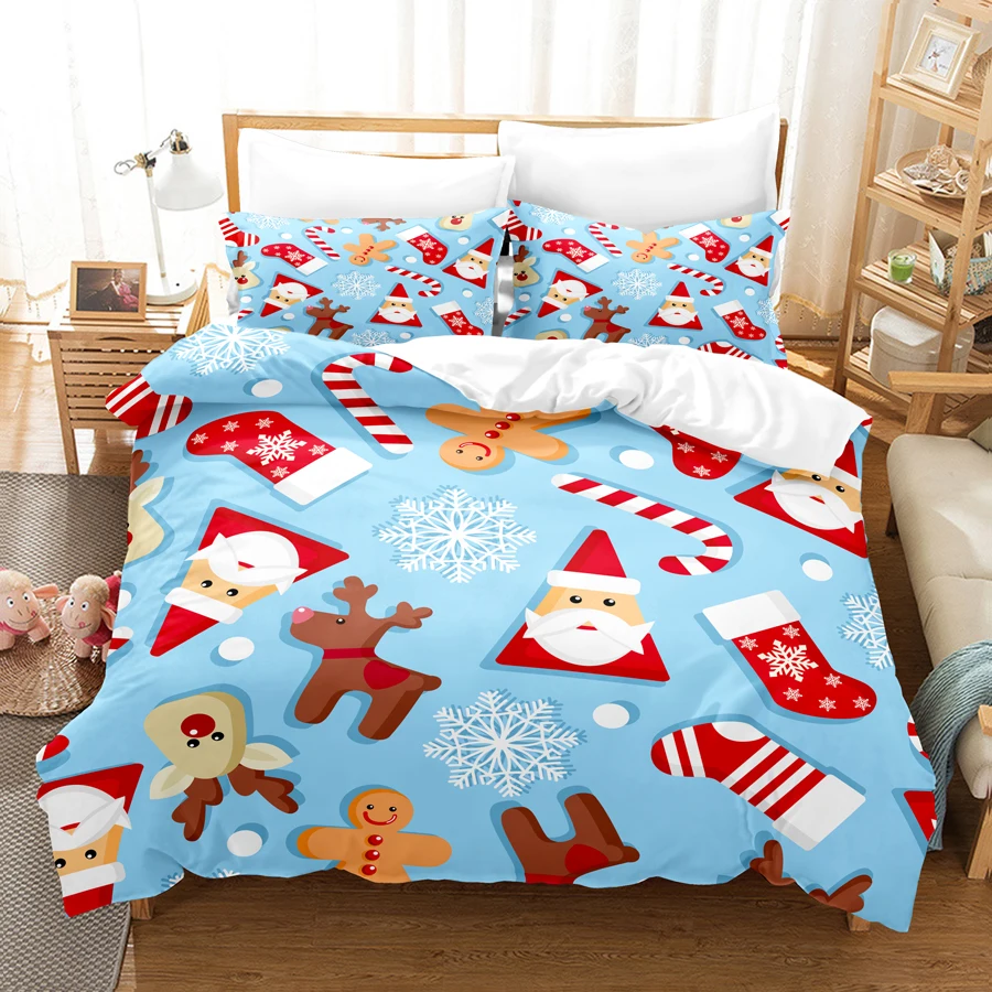 Christmas Duvet Cover Single Double Bed Merry Christmas Happy New Year Bedding Set for Kids Teens Gifts Bedroom Decoration Cover
Christmas Duvet Cover Single Double Bed Merry Christmas Happy New Year Bedding Set for Kids Teens Gifts Bedroom Decoration Cover
