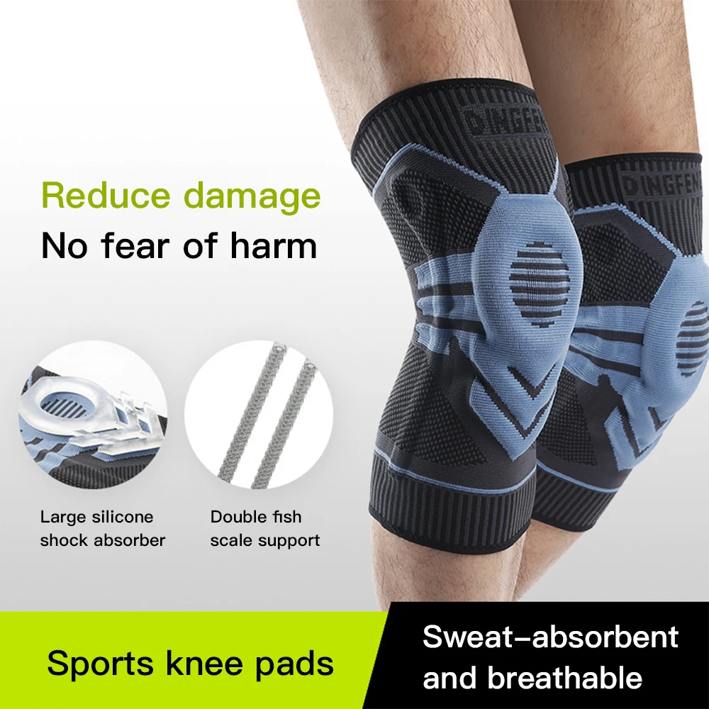 1Pcs Sports Knee Brace Support Power Sports Breathable Harness Knee Brace With Extra Large Silicone Anti-slip Spring Strip
1Pcs Sports Knee Brace Support Power Sports Breathable Harness Knee Brace With Extra Large Silicone Anti-slip Spring Strip