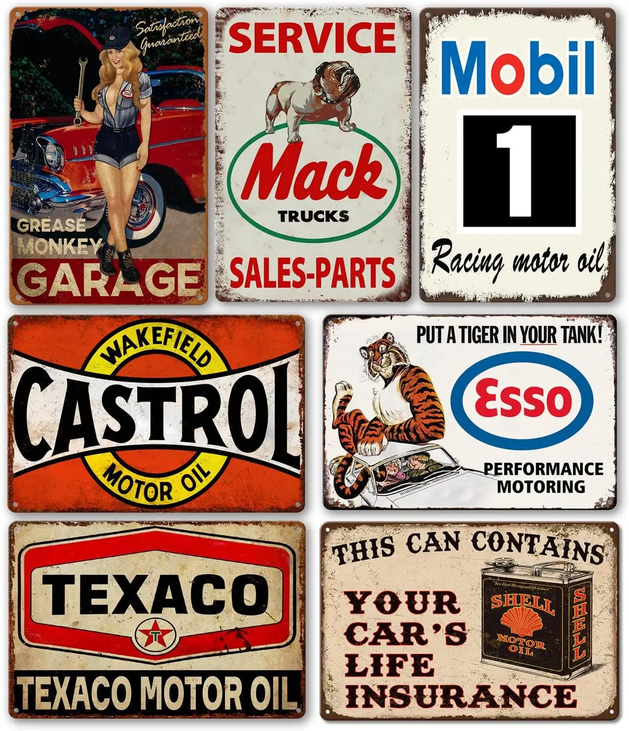 Vintage Metal Garage Signs for Men, Gas Station Tin Signs, Man Cave Decor Old Car Signs Shop Sign Oil Decor Motorcycle Posters
Vintage Metal Garage Signs for Men, Gas Station Tin Signs, Man Cave Decor Old Car Signs Shop Sign Oil Decor Motorcycle Posters