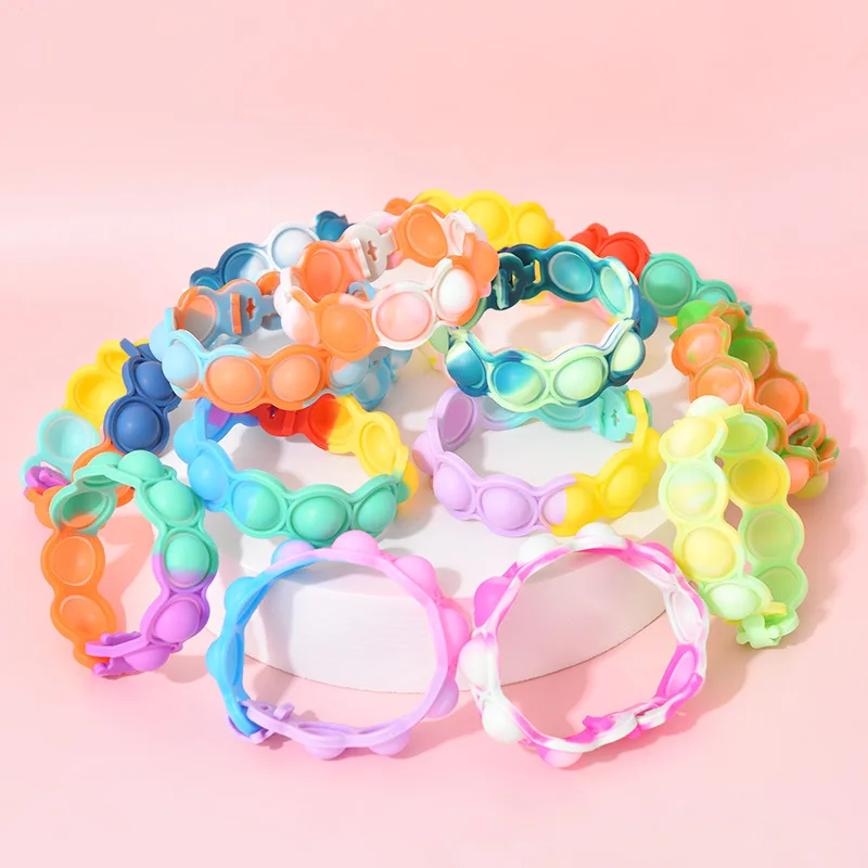Custom Logo Silicone Sensory Push Pop Toys Stress Reliever Bubble Pop Ball Other kids Toy Fidget Toys Bracelet
Custom Logo Silicone Sensory Push Pop Toys Stress Reliever Bubble Pop Ball Other kids Toy Fidget Toys Bracelet